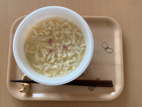 どん兵衛 カルボナーラ うどん