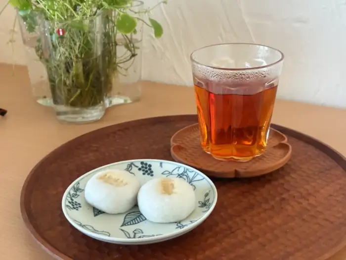 日本3大まんじゅう 塩瀬饅頭 ムレスナ紅茶 フレーバーティ