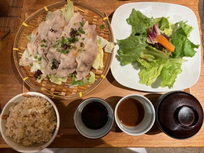 伊勢丹会館 あえん 豚しゃぶ