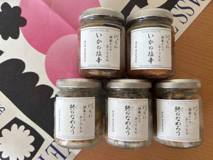 PASS THE BATON MARKET 川くに 鯵のなめろう いかの塩辛