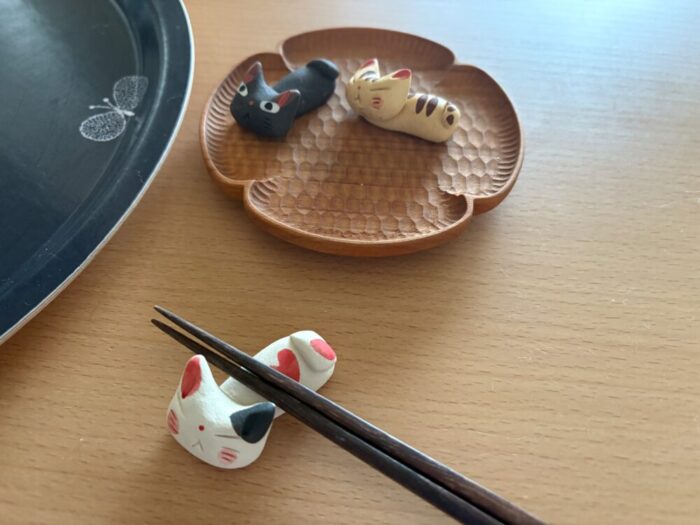 猫の箸置き 東屋