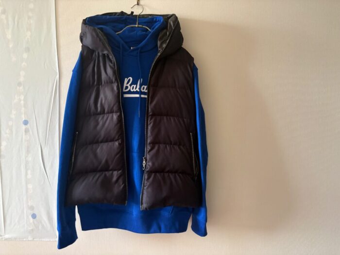 new balance レガシースクリプト フーディースウェット DUVETICA