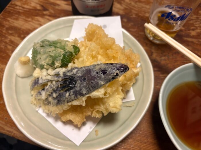 銀座 泰明庵 イカ天