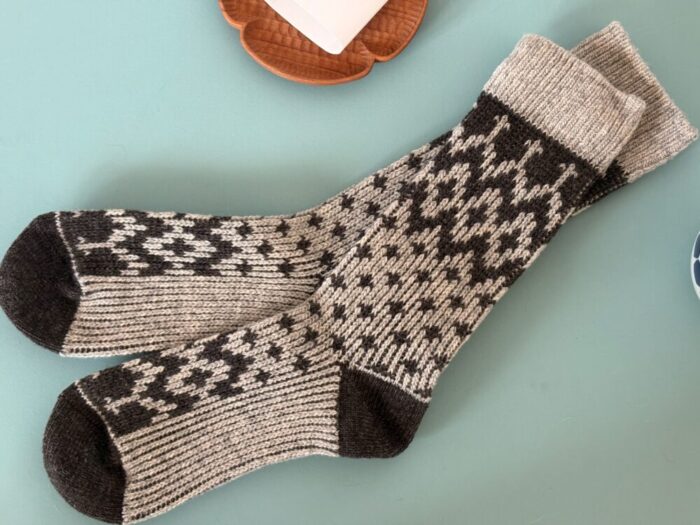 奈良 創喜 NORDIC WOOL ウール靴下
